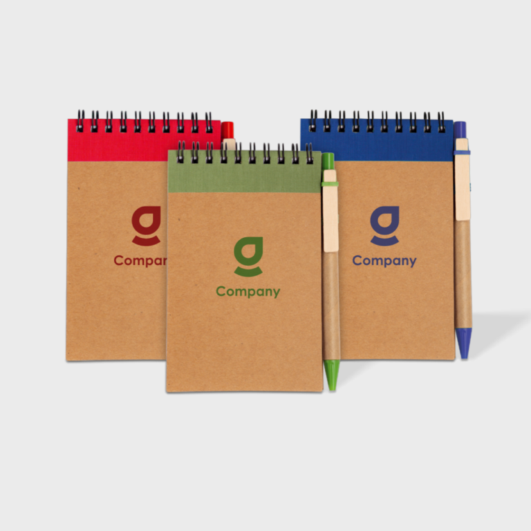 Carnet de notes a6 en carton avec stylo à bille - Imprimerie Bordeaux